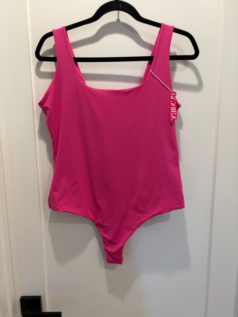 Pink Scoop Neck Women’s Bodysuit